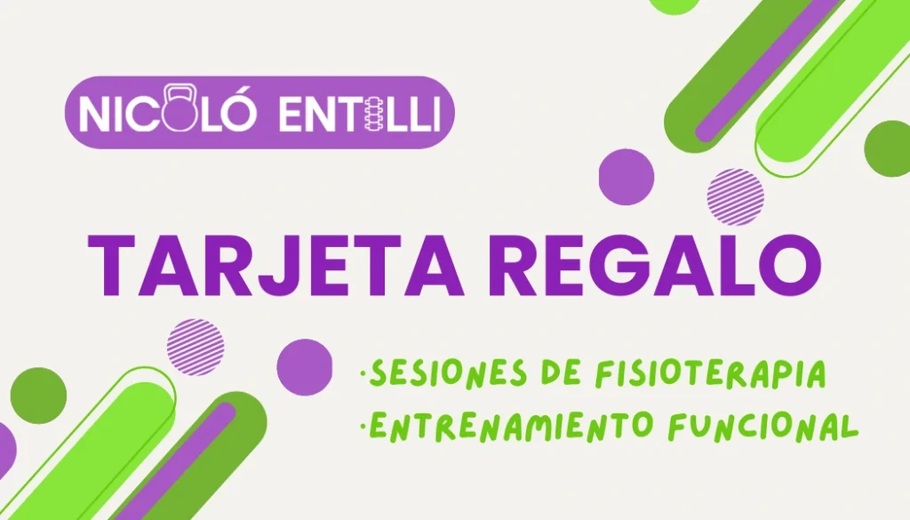 Tarjeta de regalo fisioterapia